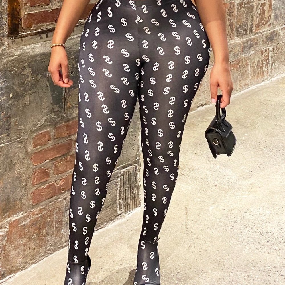 Gimme Money Leggings in Black
